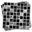 Axyaa Kitchen Bathroom Mosaic Tile Sticker Splashback Decoration Self-Adhesive Wall Panel