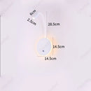 Axyaa LED Adjustable Angle Wall Lamp USB Charging Dimmable Reading Light