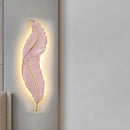 LED Feather Wall Lamp Living Room Hotel Bedroom Sconces Axya Lighting Luster