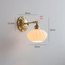 Axyaa Nordic Glass LED Copper Wall Lamp for Modern Home Indoor Lighting