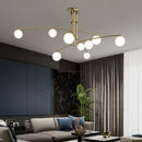 Axyaa Glass Pendant Light for Dining & Living Room - Minimalist Ceiling Lamp for Room Decor