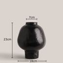 Axyaa Ceramic Vase with Artificial Flowers Desk Decoration Aesthetic Floral Vases