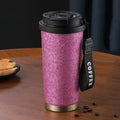 Axyaa Titanium Thermal Water Bottle: Double Wall Vacuum Insulated Stainless Tumbler