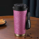Axyaa Titanium Thermal Water Bottle: Double Wall Vacuum Insulated Stainless Tumbler
