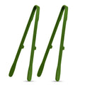 Axyaa Silicone Toast Tongs - Non-slip Cooking Clip Clamp BBQ Salad Tools