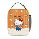 Axyaa Hello Kitty Insulated Lunch Tote for Travel Food Storage - Reusable Thermal Cooler