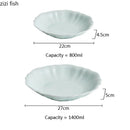 Axyaa Ceramic Deep Plate Set - Solid Color Tableware for Hotels and Home