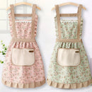 Axyaa Floral Kitchen Apron with Pocket - Sleeveless & Breathable