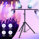 Axyaa Adjustable DJ Tripod Stand with Top T Bar for Lighting Fixtures