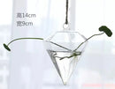 Axyaa Angel Glass Vase for Living Room Decor with Hanging Hydroponic Flowers