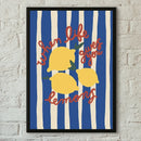 Axyaa Lemon Canvas Poster for Modern Home, Bar, Cafe Decor