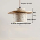 Axyaa Travertine LED Pendant Lights Natural Stone Hanging Lamp