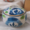 Axyaa Retro Ceramic Stew Pot with Lid, Chinese Style Creative Clay Cookware