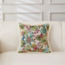 Axyaa Retro Cotton & Linen Throw Pillowcase 45x45 - Yarn-Dyed Jacquard Cover