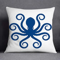 Axyaa Blue Mermaid Sailor Marines Polyester Pillowcase Home Office Decor