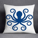Axyaa Blue Mermaid Sailor Marines Polyester Pillowcase Home Office Decor