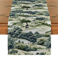 Axyaa Table Runner Wedding Decoration Cloth Dining Decor Runners Washable Dining Long Cloth