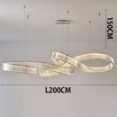 Axyaa Crystal Chandelier, Dining Room Pendant Light, Luxury Ceiling Lamp, Indoor Lighting