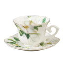 Axyaa Floral Camellia Coffee Cup Set