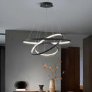 Axyaa LED Dining Room Chandelier Rings Pendant Lights - Modern Indoor Ceiling Lamps