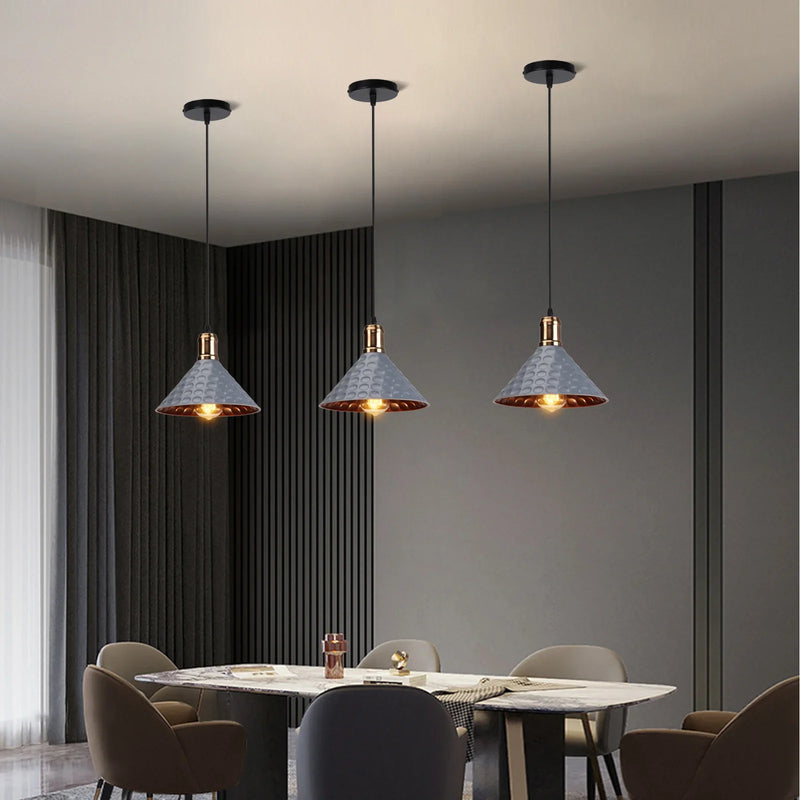 Axyaa Retro Chandelier Industrial Hanging Lamp Modern Pendant Light