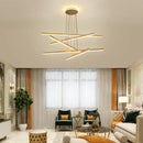 Axyaa Luminous Ceiling Plate Chandelier: Aluminum LED Lighting for Living Room Table Island
