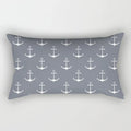 Axyaa Geometric Grey White Square Pillowcase for Home Decor and Living Room