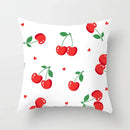 Axyaa Fruit Cushion Cover Collection: Avocado Orange Strawberry Print Party Decor