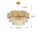 Axyaa Modern LED Pendant Light Chandeliers for Living & Dining Room Decor