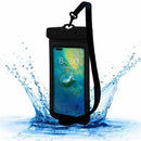 Axyaa Waterproof Cell Phone Bag - IPX8 Waterproof Storage for Samsung, Apple, Android