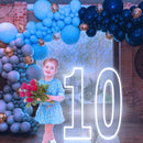Axyaa Neon Double Digit Acrylic Digital Light for Birthday Party