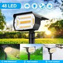 Axyaa Solar LED Landscape Spotlights - 3 Modes Waterproof Outdoor Wall Lights
