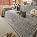 Axyaa Chenille Sofa Cover: Universal, Anti-Slip, Comfy, All Season, Living Room Decoration
