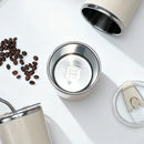 Axyaa Double Wall Stainless Steel Insulated Coffee Mug with Straw