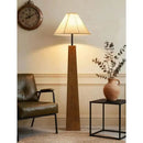 Axyaa Curved Pleated Floor Lamp - French Style Bedroom Living Room Decor