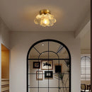 Axyaa Personality Flower Style LED Ceiling Light for Living Dining Bedroom