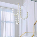 Axyaa Nordic Stair Chandelier Pendant Light Ceiling Fixture for Living, Bedroom, Dining Room