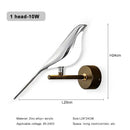 Axyaa Golden Bird LED Wall Lamp - Rotatable Indoor Sconce