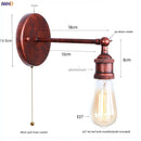 Axyaa Loft LED Wall Lights Vintage Wandlamp Living Room Bedroom Applique murale