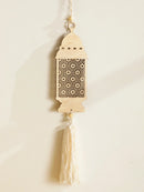 Ramadan Wooden Moon & Star Ornaments by Axyaa - Eid Decor & Ramadan Gift