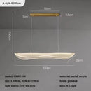 Axyaa LED Acrylic Chandelier for Modern Minimalist Home Decor