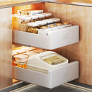 Axyaa Slide Out Pantry Shelves Organizer Shelf Sliding Drawer Storage Rack
