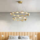 Axyaa LED Ceiling Chandelier for Modern Interior Lighting