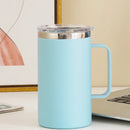 Axyaa 650ML Double Layer Insulated Coffee Cup with Lid