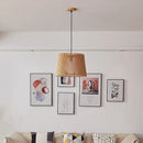 Axyaa Bamboo Chandelier: Nordic Style Ceiling Light for Home Decor