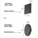 Axyaa LED Outdoor Wall Lamp IP55 Waterproof Garden Decor Light