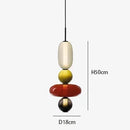 Axyaa Glass Pendant Light: Modern Nordic Luminaire for Home Decor