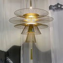 Axyaa Modern Metal Pendant Lights LED Chandelier for Luxury Home Decor