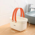 Axyaa Bath Basket: Stackable Large Capacity Toiletry Organizer, Durable Plastic Storage