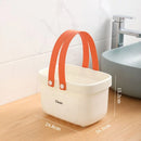 Axyaa Bath Basket: Stackable Large Capacity Toiletry Organizer, Durable Plastic Storage